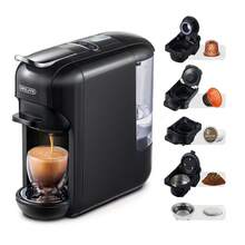 CAFELFFE 5-In-1 Multi-Function Capsule Coffee Machine | Hot & Cold Dual Use | Compatible With NES* Capsules, D* Capsules, K* Capsules, ESE* Pods, And Ground Coffee | Rated Power 1450W | Automatic Coffee Machine For Camping/Home/Office - EU F Type Plug(220-240V) - View 10