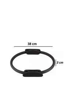 Arco Fortalecedor Yoga Flexível Pilates Fisio Arco De Exercícios - Preto - Visão 2