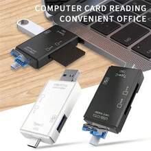 Lector Tarjetas Memoria Para Sd,tf,usb Tipo C,micro Usb,otg - B - Ver 9