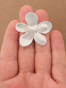 SUPBORA 1pc Gold/Silver Floral Brooch, Vintage Metal Camellia Rose Daisy Bow Flower Lapel Pin, Elegant Minimalist Suit Jacket Dress Decoration Jewelry, Women's Style - Gold and Silver - View 16