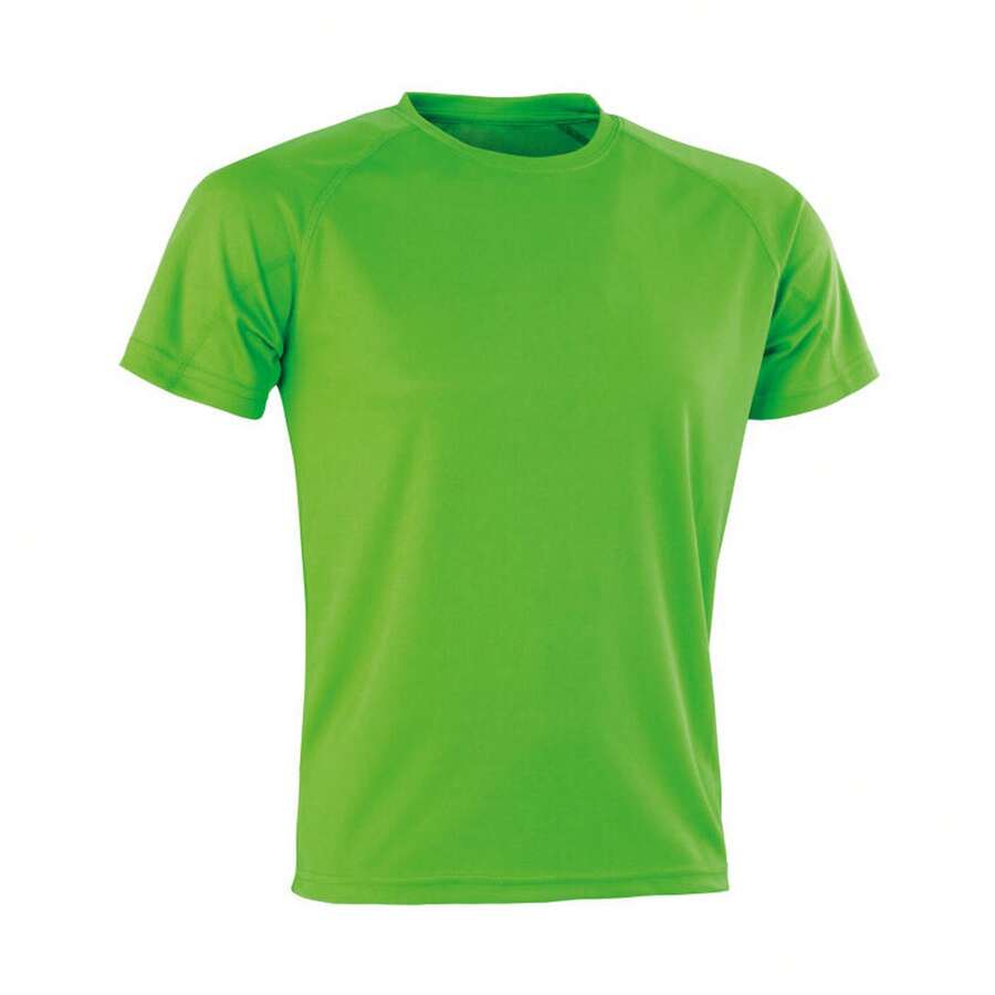 Spiro Mens Impact Aircool T-Shirt - Lime - View 1