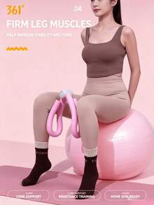 361degree 1pc 361° Leg Body Shaping Trainer, Suitable For Yoga, Pilates And Postpartum Recovery Fitness. Multi-Functional Postpartum Pelvic Floor Muscle Exercise Equipment, Adjustable Kegel Trainer, Hip And Leg Squeezer, Pelvic Floor And Leg Trainer, Suitable For Postpartum Moms - Multicolor - View 4