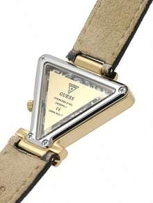 Jam Tangan Mewah Wanita Guess GW0504L3, Casing Emas Mawar, Tali Silikon Merah Muda, Multifungsi, Tahan Air - Emas - View 4