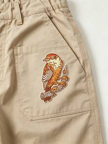 1 pieza Parche bordado de Palm Warbler, se puede pegar con plancha o coser, adecuado para ropa, bolsos, sombreros, decoración de prendas, accesorios para sombreros, ideal para entusiastas del DIY y amantes de las aves - pájaro - Ver 9