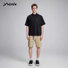 +Phenix Phoenix Men's Quick-Dry Short Sleeve 2026SS New Outdoor Casual Knit Polo Shirt - Black - View 3