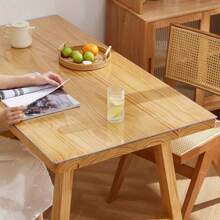 1.0mmTransparent Surface Decorative Mat Protector For Cupboard Workbench Desk Dining-Table TV-Stand Dresser Bar Counter - Transparent - View 5