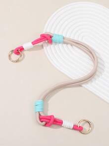 Correa de repuesto para bolso de mujer, correa de cuerda trenzada hecha a mano - Multicolor - Ver 3