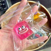1pc Big Eye Sausage Mouth Funny Maltose Creative Stress Relief Squeeze Toy Soft Cartoon Fun Venting Toy Random Style And Color - Multicolor - View 4