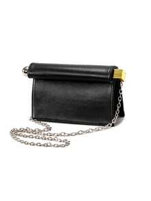 Women's Envelope Clutch Bag, Solid Color PU Leather, Metal Ball Decoration, Compact Storage, Minimalist Style, Evening Party, Spring/Autumn (Gift Bag Included) - Black - View 7