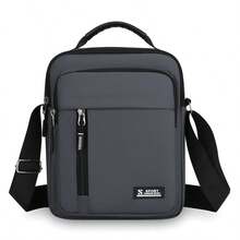 1pc Vertical Business Men's Crossbody Bag, Summer Casual Travel Shoulder Bag, Daily City Commute Small Square Bag, Phone Bag, Anti-Theft, EDC Sling - Crossbody Bag - View 15