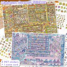 Premium Craft Version Landscape Stickers, DIY Educational Sticker Art, Comprehensive Scene Stickers With Characters / Animals / Plants / Houses, Interactive Educational Stress Relief Handmade Toy, 3D Visual Landscape Stickers. - Landscape Stickers - View 1