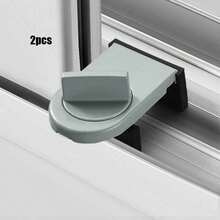 2pcs Aluminum Alloy Sliding Door & Window Lock, Heavy Duty Aluminum Alloy Security Lock, Adjustable Sliding Door & Window Anti-Theft Lock Wedge, Reinforced Anti-Theft Device, Home Security Limiter, Adjustable Sliding Door & Window Anti-Theft Lock Plug, Sliding Door Fixing Clip, Sliding Door Lock, With Anti-Pinch, Anti-Theft, Anti-Fall Functions, Suitable For Home Security, 1pc - Multicolor - View 23