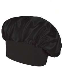 1/3pcs Women's Multi-Color Satin Wide Brim Sleep Cap, Suitable For Daily Use - Multicolor - View 13