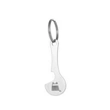1PC Metal Shopping Cart Token Keychain, Multifunctional Bottle Opener, Portable Key Pendant, Daily Gift - Multicolor - View 7