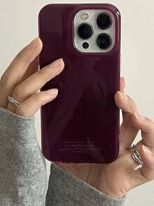 Premium Clear Grape Purple Magnetic Phone Case Compatible With IPhone 17 Pro Max, Apple 14, 17 Pro, 15 Pro, 16 Pro Max, Soft Shell Anti-Drop Protective Cover - Dusty Purple - View 5
