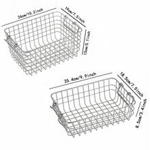 Stainless Steel Coffee Storage Basket, Multifunctional Handheld Metal Storage Basket For Coffee, Office Desk, Kitchen, Bar, Bathroom Organization, Home Decor, Can Hold Cosmetics, Perfume, Face Masks, No Assembly Required - Silver - View 9