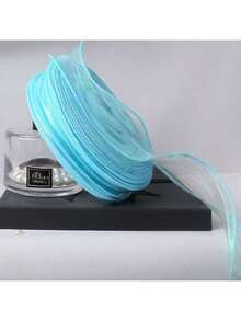 50 Yards Rainbow Mermaid Yarn Ribbon, Suitable For Bouquet Wrapping, Wired Organza Ribbon, Christmas Wedding Decoration And Gift Wrapping - Iridescent - View 18