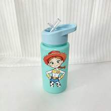 4 Styles Water Bottles With Straw Lid And Handle, Drinking Cups For Boys And Girls, Cartoon Insulated Tumblers Woody Jessie Buzz Multi-Color Print, Portable Water Bottles Suitable For School, Travel, Outdoor Sports, Holiday Gifts - Multicolor - View 11