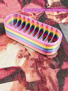1pc 10-Grid Diamond Painting Bead Storage Box, Color Coded Organization, Handmade Storage Container, Suitable For Enthusiasts, Diamond Painting Supplies And Bead Storage - Drill Disk - View 13