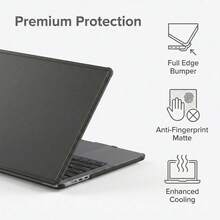 Ultra-Thin Matte Neo Protective Case, Compatible With MacBook Air 15"/13"/M5 Pro 16"/14", Semi-Transparent Matte Hard PC Protective Shell, Precise Fit Anti-Scratch Anti-Deformation, With Anti-Slip Edge, Includes Hard Shell + Bow Tie Bag + Screen Film - View 7