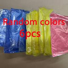 1/6/12pcs Unisex Portable Raincoat, Blue, Pink, Yellow (Random Color) Individually Packaged Loose Emergency Waterproof Cover Disposable Vacuum Card Compressed Raincoat Thickened Rain Poncho For Outdoor Rafting Travel - A - View 9