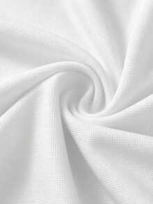 Men's Casual Solid Loose Fit Long Sleeve Henley Shirts Fashion White Button Placket Top - White - View 7
