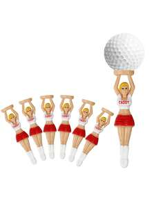 1pc Bikini Lady Golf Tee, Personalized Fun Golf Tee Accessory - Multicolor - View 1