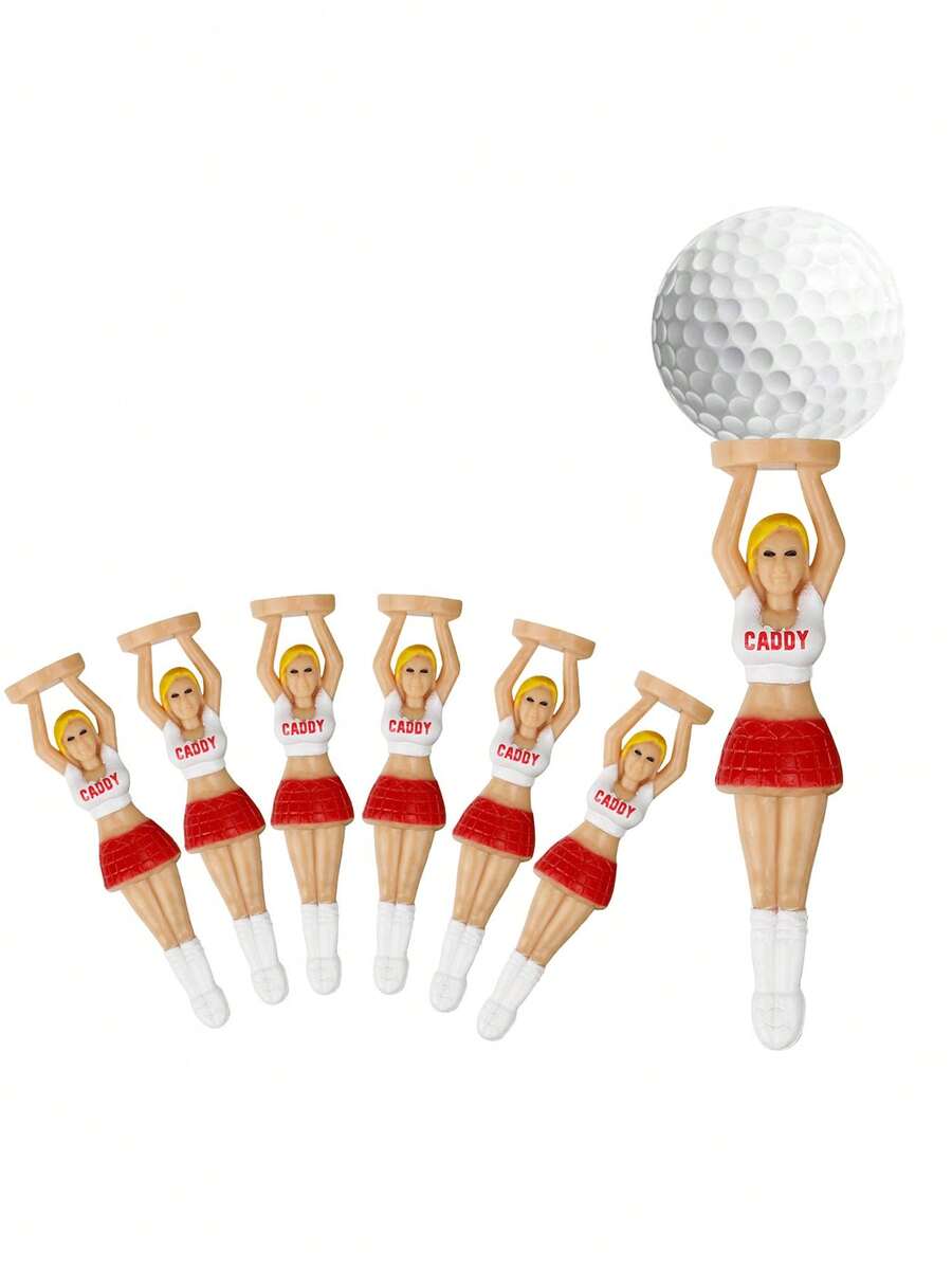 1pc Bikini Lady Golf Tee, Personalized Fun Golf Tee Accessory - Multicolor - View 1