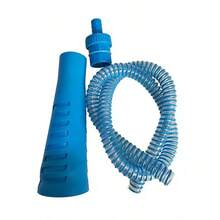 Dryer Vent Cleaning Kit, Adjustable Vent Vacuum Attachment, Multiple Combination Accessories, Dust Remover, Electric Cleaner And Dryer Vent Vacuum Hose Attachment - Blue - View 5