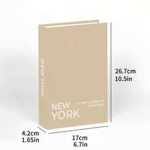 2/3pcs Fashion Decorative Books, Modern Minimalist Foldable Fake Books, Soft Decor Sample Room Hotel Model, Suitable For Cafe, Hotel, Study Room Decoration - Decor Book - View 11