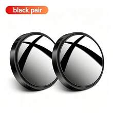 2pcs Car Oval Blind Spot Mirror, Universal Front-Mount Flat Wide-Angle Adjustable Side Rearview Mirror, Suitable For Multiple Car Models - Blind Spot Mirror - View 9