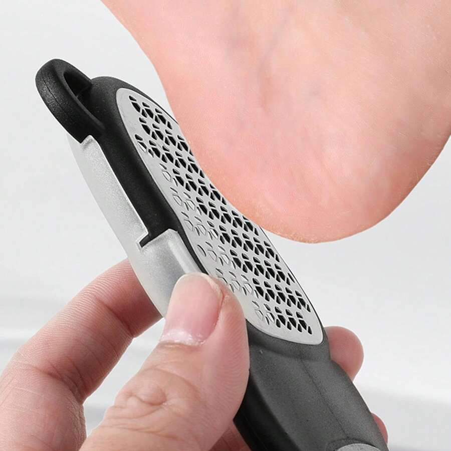 Foot Callus Remover Stainless Steel Fun Bear-Shaped Portable Tool | Foot File Callus Remover For Heel Care, Cracked Skin, Spa, Home Shower, Nail And Toe Cuticle Cleaning, Rough Hard Skin - Multicolor - View 1