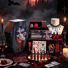 Beetles Vampiric Feast Halloween Gel Nail Polish Gift Box, HEMA-Free & TPO-Free Gel Set With Nail Tips & Stickers For DIY Nail Art & Manicure - Halloween Box - 查看 10