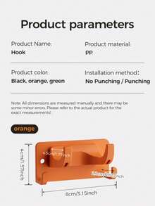1PC Garden Tool Storage Rack Garage Wall Mount Holder Hammer Wrench Rustic Style - A - View 6