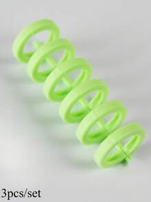 3pcs/Set Color Loose-Leaf Plastic Binding Ring Spring Spiral Rings A4 A5 Paper Notebook Stationery Binding Clip - Loose-leaf Clips - View 7