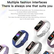 Women's Fashion Smart Watch Silicone Strap Sports Mode Weather Notification Display Customizable Watch Face Activity Tracker - View 3