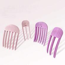 2pcs Fluffy Root Curling Iron And Bangs Clip Set, Women's Fashion Voluminous Styling Hair Accessories - Multicolor - View 9
