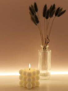1 buah Lilin Aromaterapi Kubus Lilin Kedelai Bulat Kreatif, Suvenir Pernikahan Mewah, Dekorasi Kreatif Buatan Tangan, Lilin Beraroma Berbentuk Atmosfer, Dekorasi Tempat Lilin Rumah - Multi-aroma - View 3