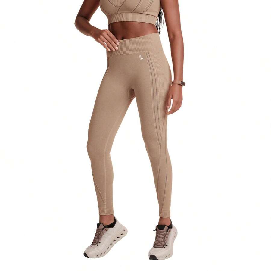 Legging Lupo Original Feminina Levanta Bumbum Original Compressão Cintura Alta Qualidade Premium Treino Fitness Academia - Chocolate - Visão 1