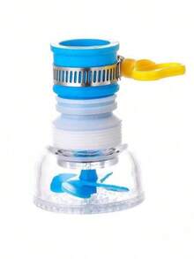 1/5 Pcs Kitchen Faucet Anti-Splash Shower Filter Extension Tube - Retractable Rotating Nozzle, Water-Saving Design & Durable Plastic For Washing Fruits/Vegetables - Multicolor - View 12