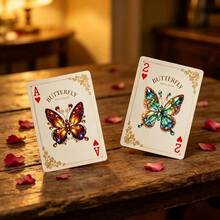 Butterfly Themed Playing Cards, Exquisite Design, Ultra-High Definition Printing, High-End Quality, Suitable For Family Gatherings And Friends Parties - Multicolor - View 6