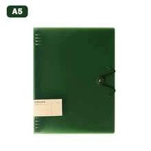 1pc A5 8-Hole Jelly Color Translucent PP Loose-Leaf Binder With Snap Button, Minimalist Notebook Cover & Planner Organizer For School Office Stationery - Ring Binder - View 9
