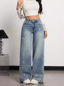 CHILAM Women Jeans - Medium Wash - View 5