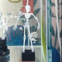 1pc Funny Aquarium Decoration - Dancing Joint Skeleton Figurine (Air Pump Required), Halloween Themed Aquarium Decor, Eye-Catching Aquarium Short Video Decoration (No Electricity Required) - A - View 7