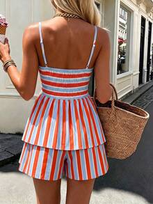 Women Two-Piece Outfits - Blue - View 2