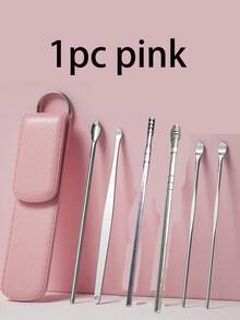 Portable Ear Cleansing Set Lightweight Ear Pick For Men And Women Multifunctional Ear Wax Removal Kit For Bathroom Home Living Room Decor Car Office Desk Bag Accessories Travel Must Haves Camping Cycling Hiking Gym Cruise Back To School Essentials - Multicolor - View 12