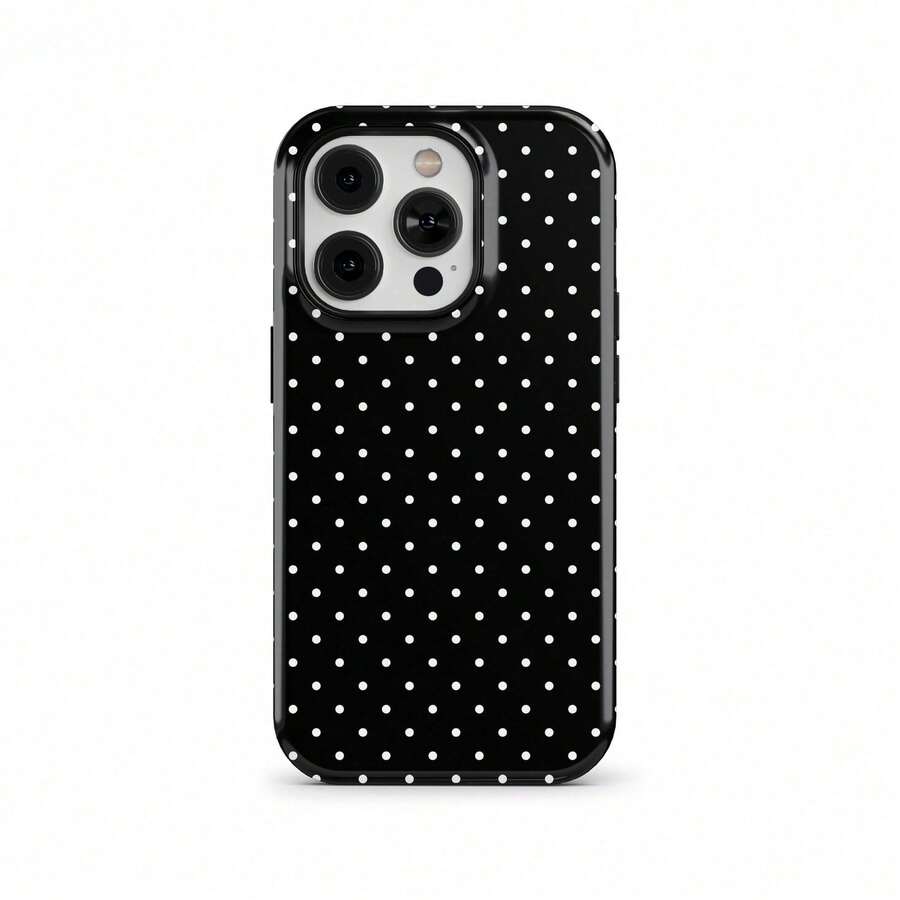 Cherry Red Polka Dot Phone Case, Compatible With IPhone17/IPhone16/15/14/IPhone13/12/11 Pro Max - 白色8 - 查看 1