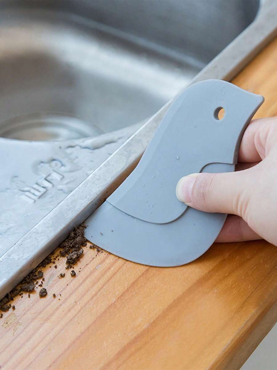 Oil Scraper, Penguin Design Soft Silicone Kitchen Tool, For Removing Oil Stains And Baking Use - Multicolor - View 1