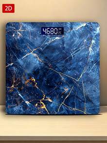 Báscula Inteligente de Peso Corporal, Báscula Digital de Alta Precisión para el Baño del Hogar, Capacidad Máxima 400 Lbs (Batería No Incluida) - A - Ver 3