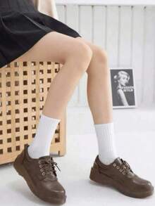 5/10 Pairs Men's Ankle Socks, Crew Socks, Casual Socks, Black, White, Suitable For Autumn, Winter, Spring, Summer, Breathable, Moisture-Wicking, Suitable For Sports, Business, Casual Wear, Assorted Colors - Multicolor - View 2